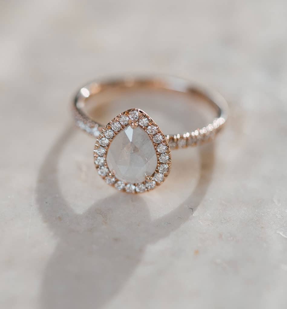 drop salt and pepper diamond ring